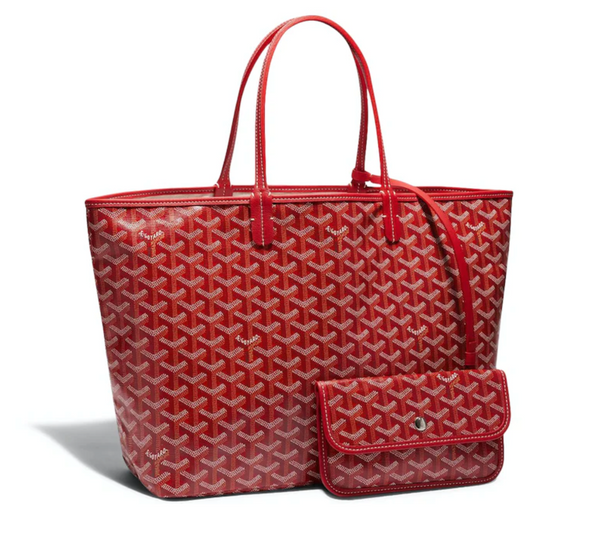 GOYARD SAINT LOUIS TOTE PM RED - The Edit LDN