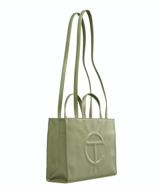 TELFAR SMALL SHOPPING BAG CYAN in 2023