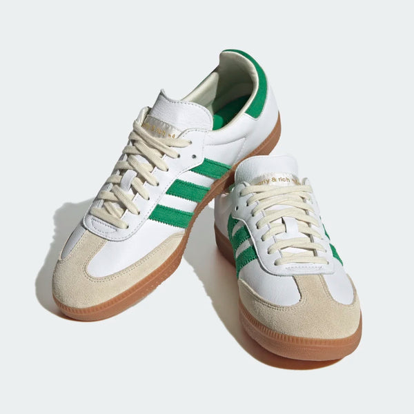 XAVIER MCKINNEY - ADIDAS SAMBA OG SPORTY & RICH WHITE GREEN