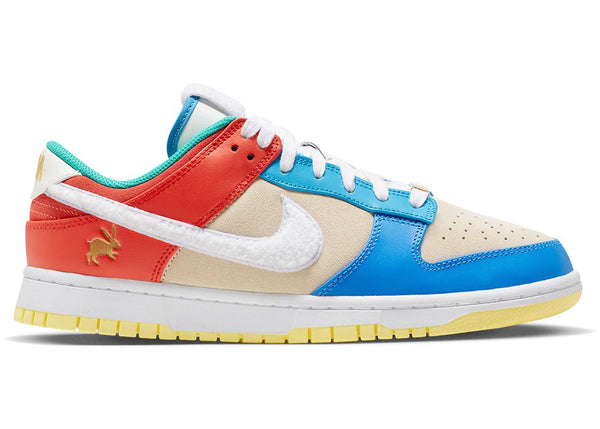 NIKE DUNK LOW RETRO PRM YEAR OF THE RABBIT BLUE ORANGE CREAM (M