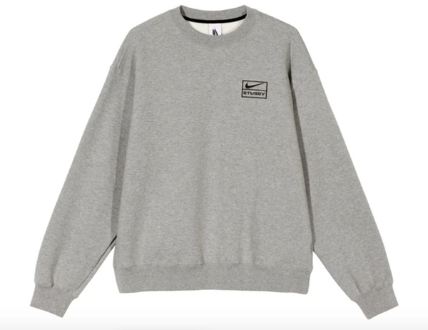 Stussy white best sale crew neck