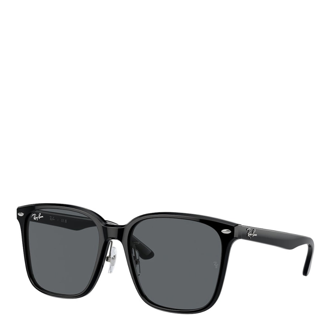 RAYBAN - Black Square Sunglasses 57mm