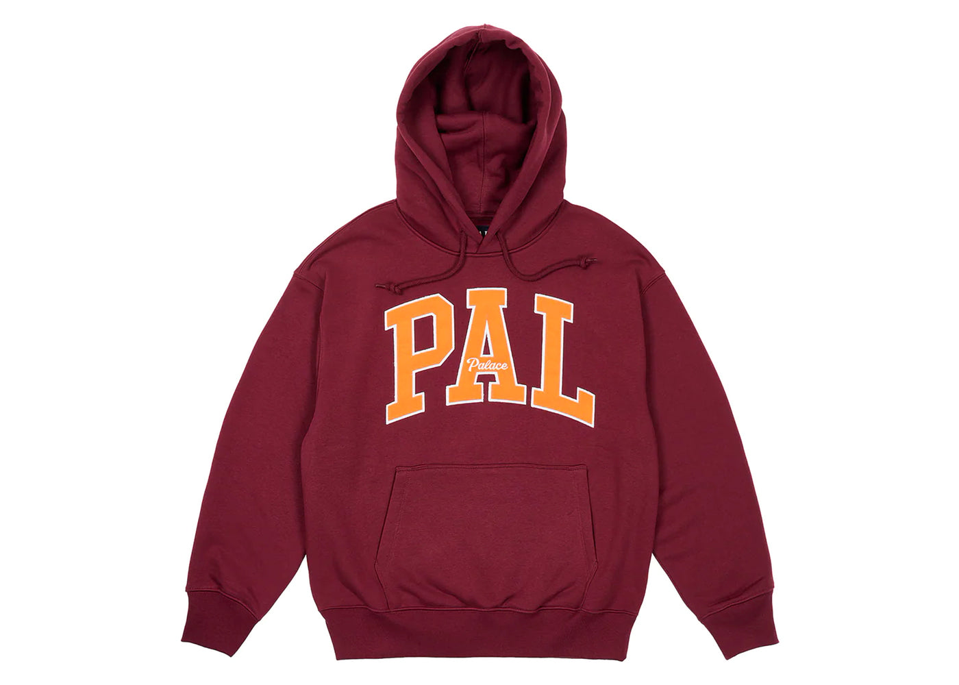 PALACE X GAP HOODIE BURGUNDY