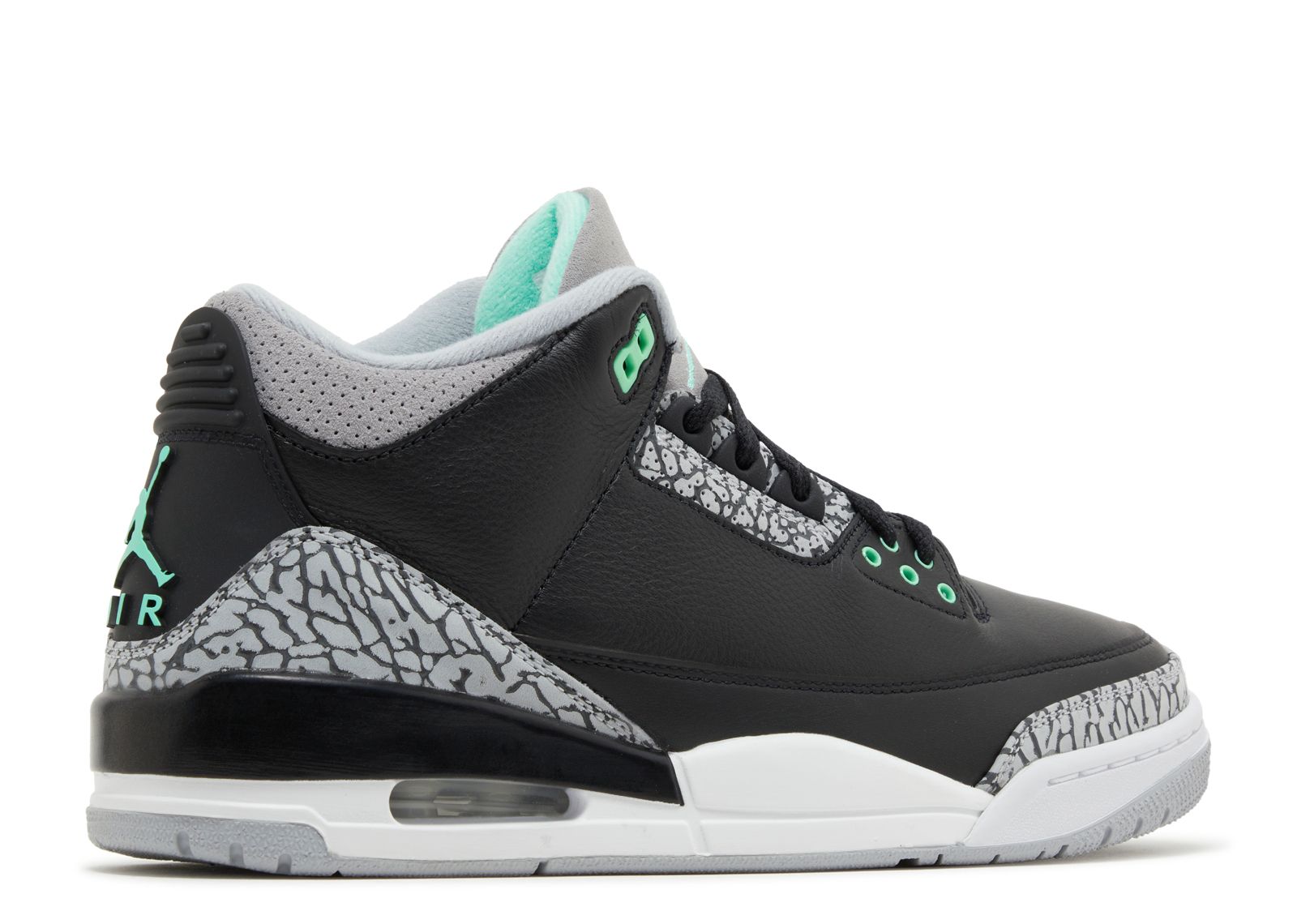 JORDAN 3 RETRO GREEN GLOW