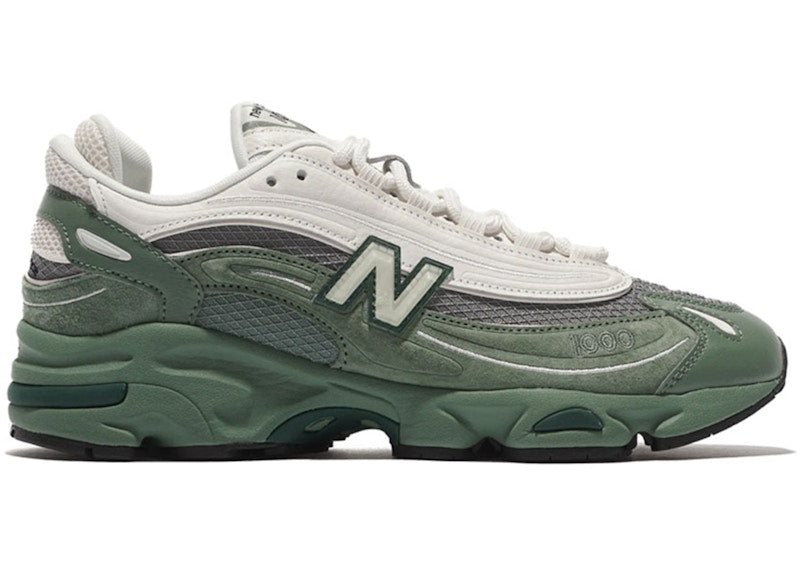 Green and grey new balance outlet
