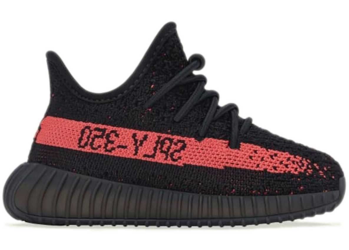 adidas boys sizing chart shoes for women clearance KIDS YEEZY BOOST 350 V2 CORE BLACK RED INFANTS