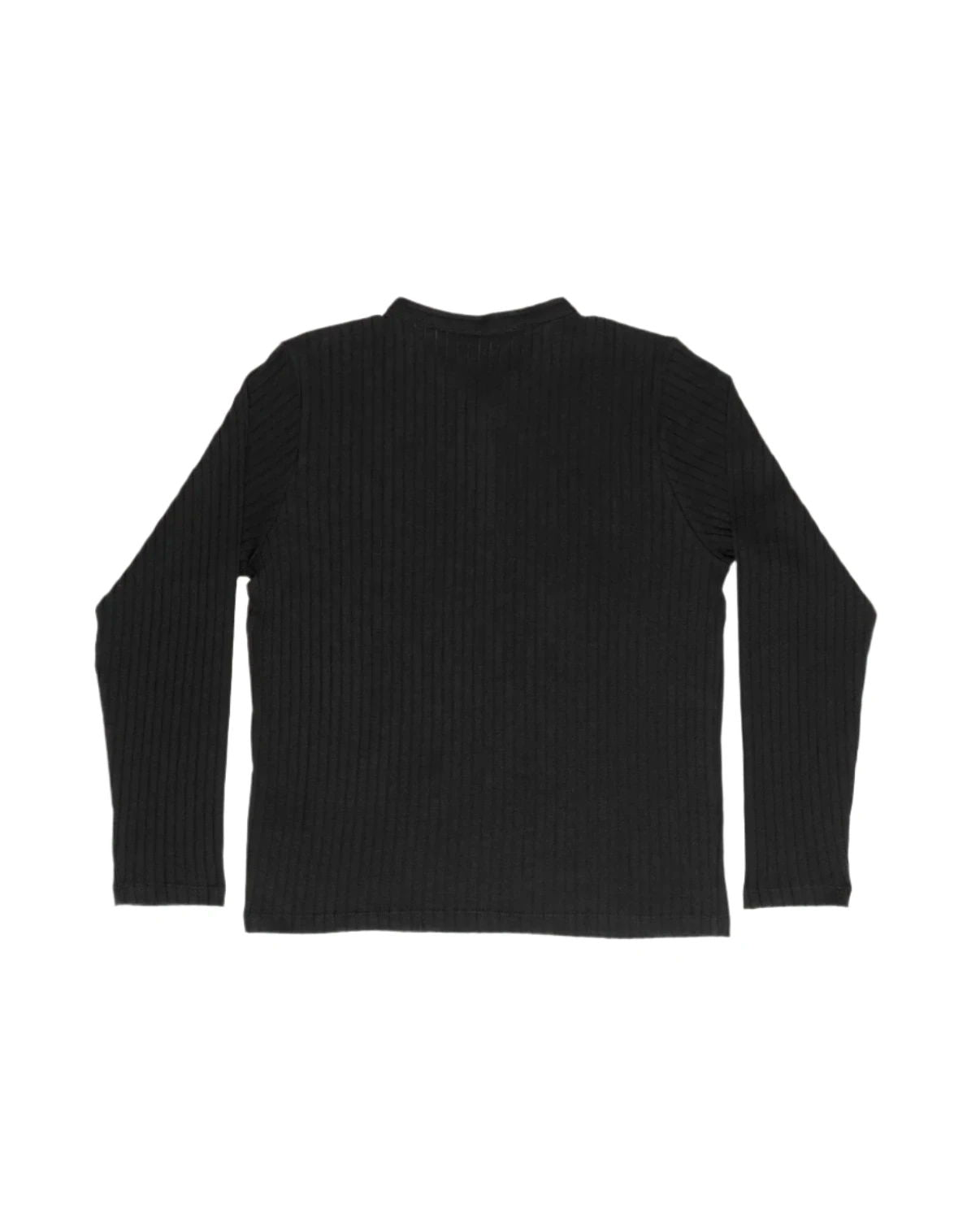 GEORGE BEST - CLASSIC BEST HENLEY TOP BLACK