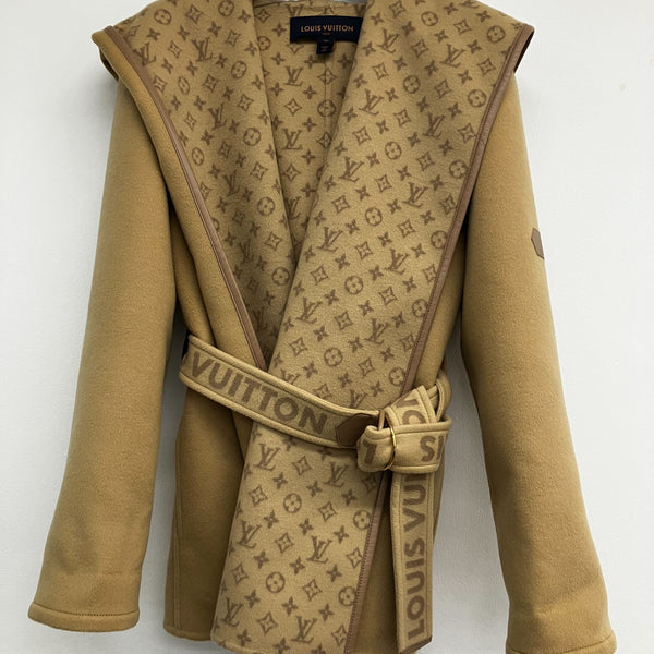 PRE LOVED - LOUIS VUITTON WRAP COAT - The Edit LDN