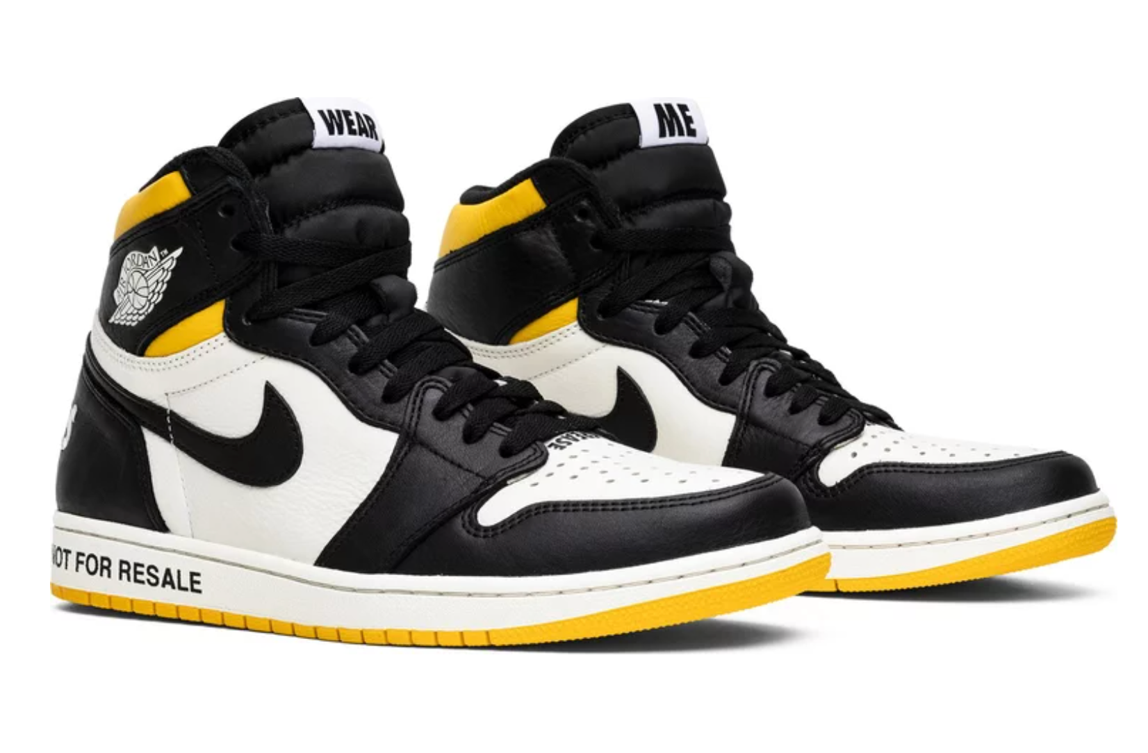 Jordan 1 not for resale yellow hot sale release date