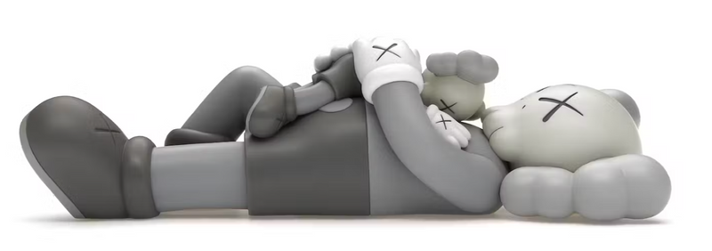 KAWS HOLIDAY SINGAPORE VINYL FIGURE GREY - The Edit LDN