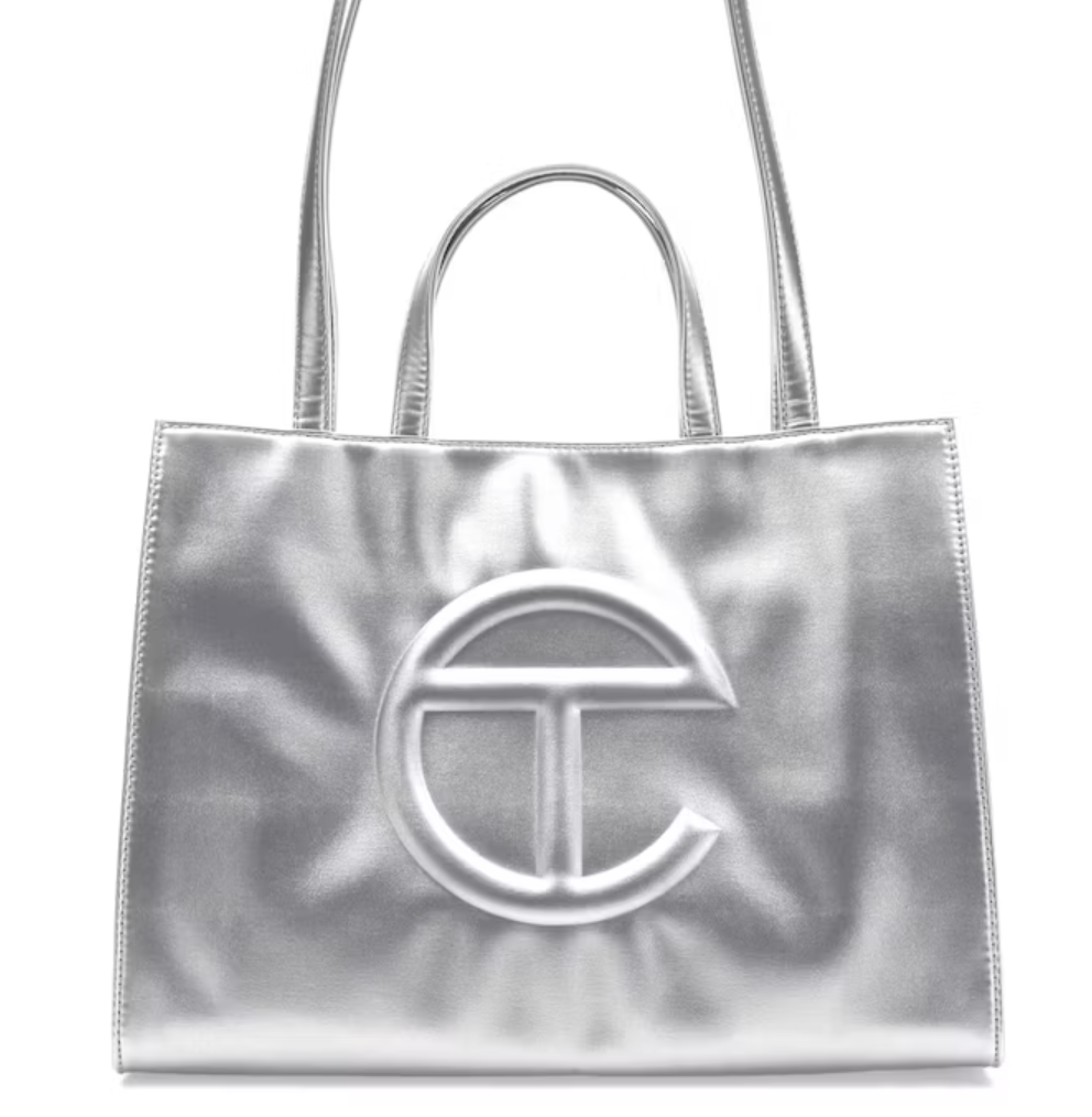 buy parfois basil cross bag TELFAR SHOPPING BAG MEDIUM SILVER