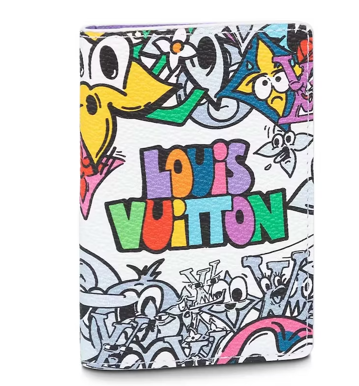 Louis Vuitton LV Pocket organizer Graffiti new Black