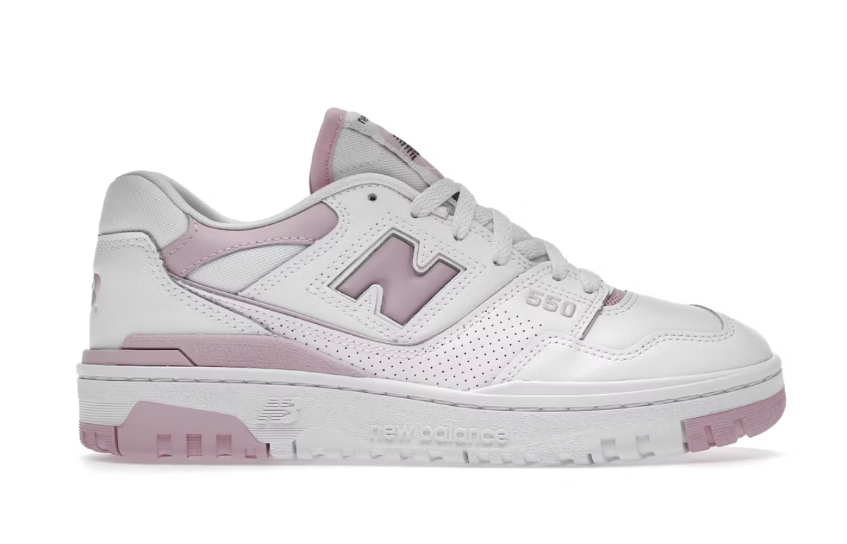 NEW BALANCE 550 WHITE  BUBBLEGUM PINK (W)