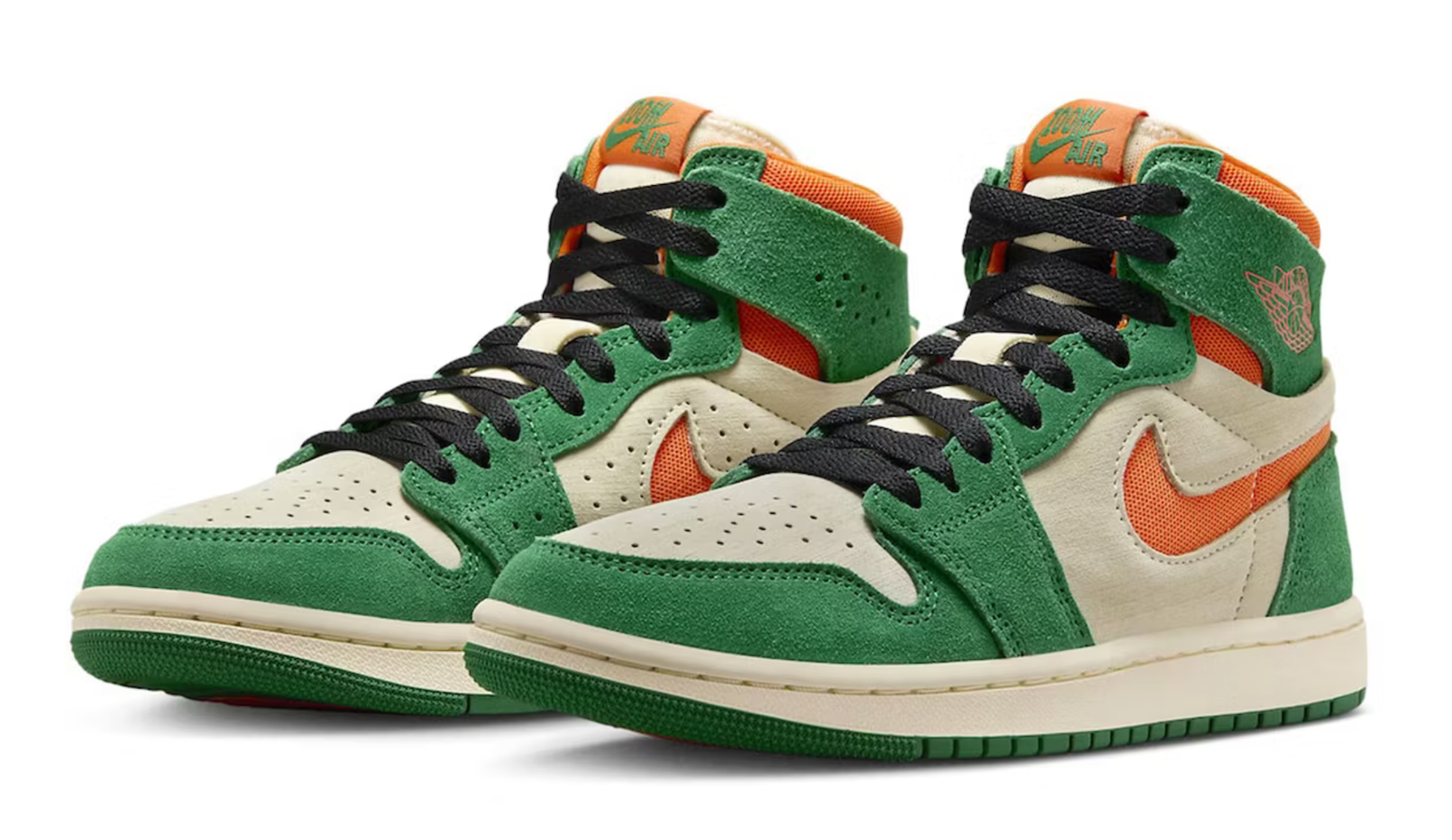 Jordan 1 orange and green on sale