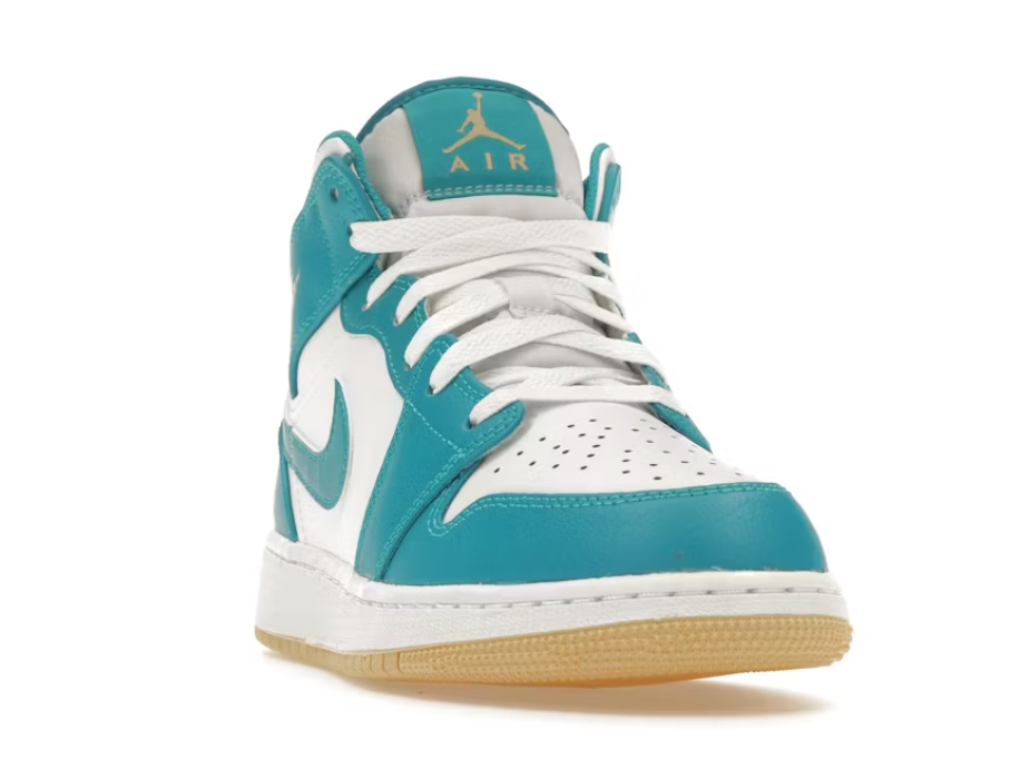 JORDAN 1 MID AQUATONE (GS)