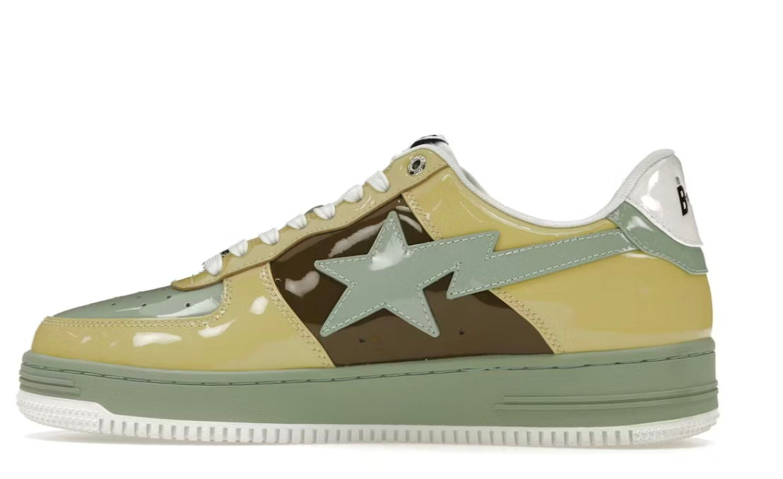 A BATHING APE BAPE STA NOSTALGIC YELLOW GREEN