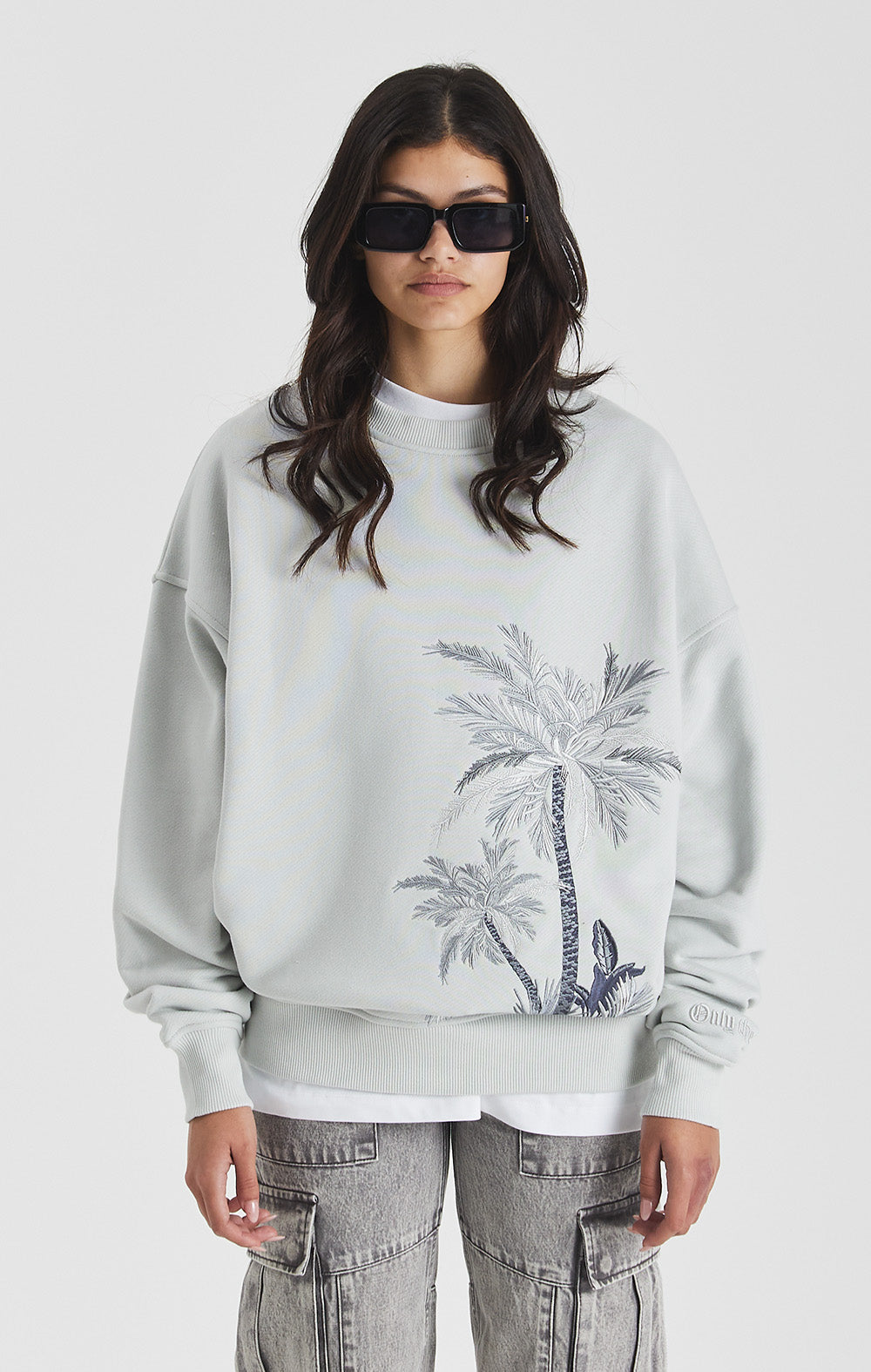 ONLY THE BLIND - Lunar Rock Palm Crewneck