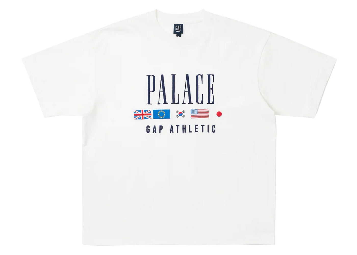 PALACE X GAP HEAVY T-SHIRT WHITE