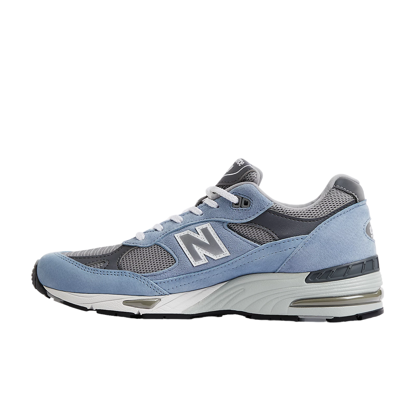 NEW BALANCE 991 MADE IN ENGLAND DUSTY BLUE ALLOY SMOKED PEARL