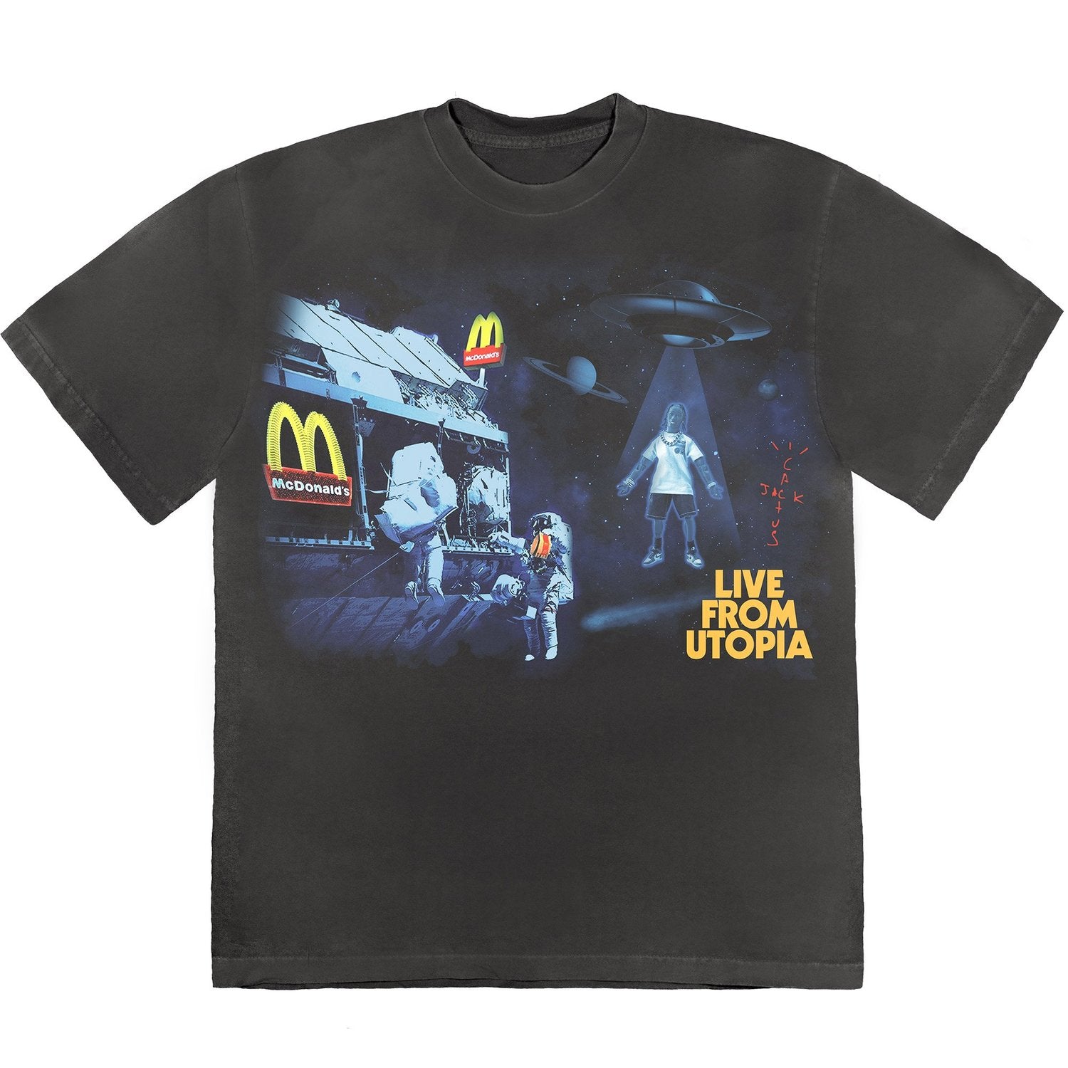 UTOPIA - TRAVIS T puma x MCDONALD\'S BLACK doodle manches FROM SCOTT homme shirt a courtes X mr - SHIRT LIVE