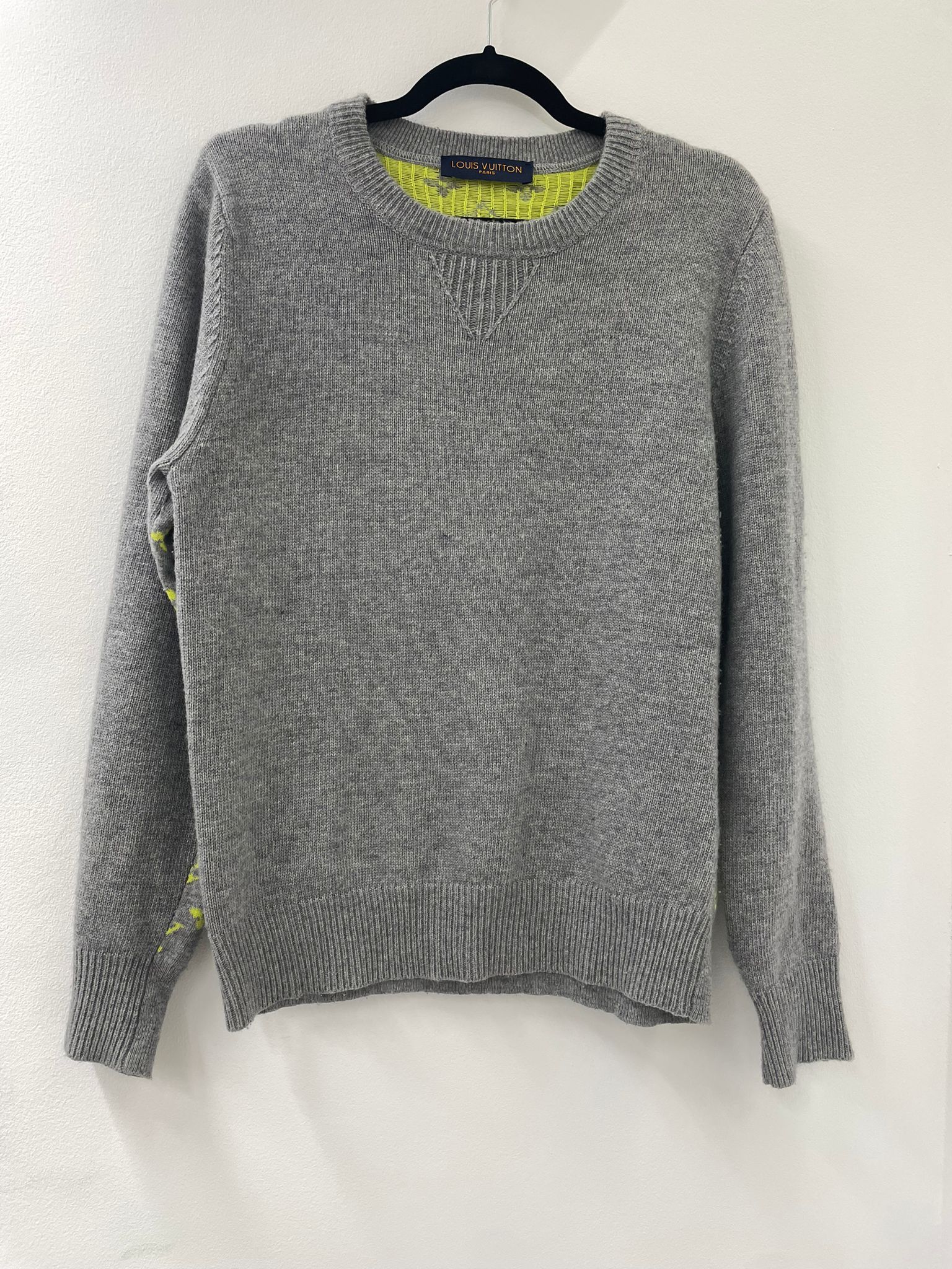 Louis vuitton best sale grey jumper