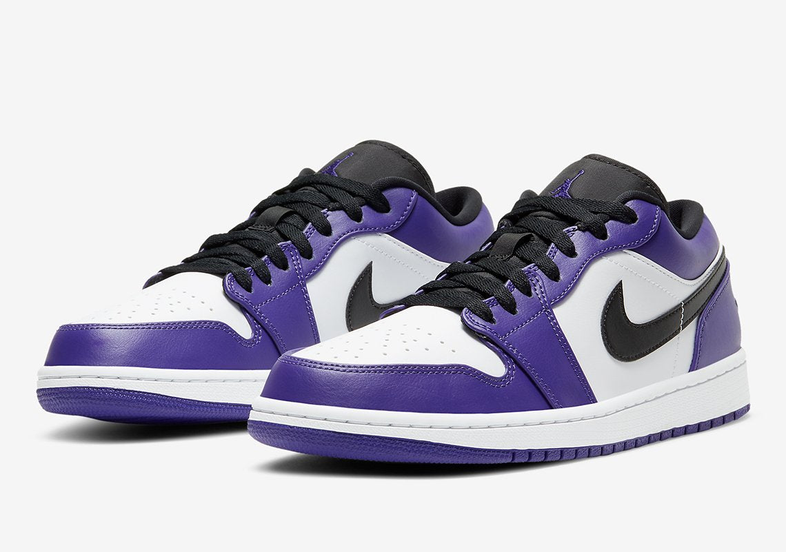 Jordan 1 morado online con blanco