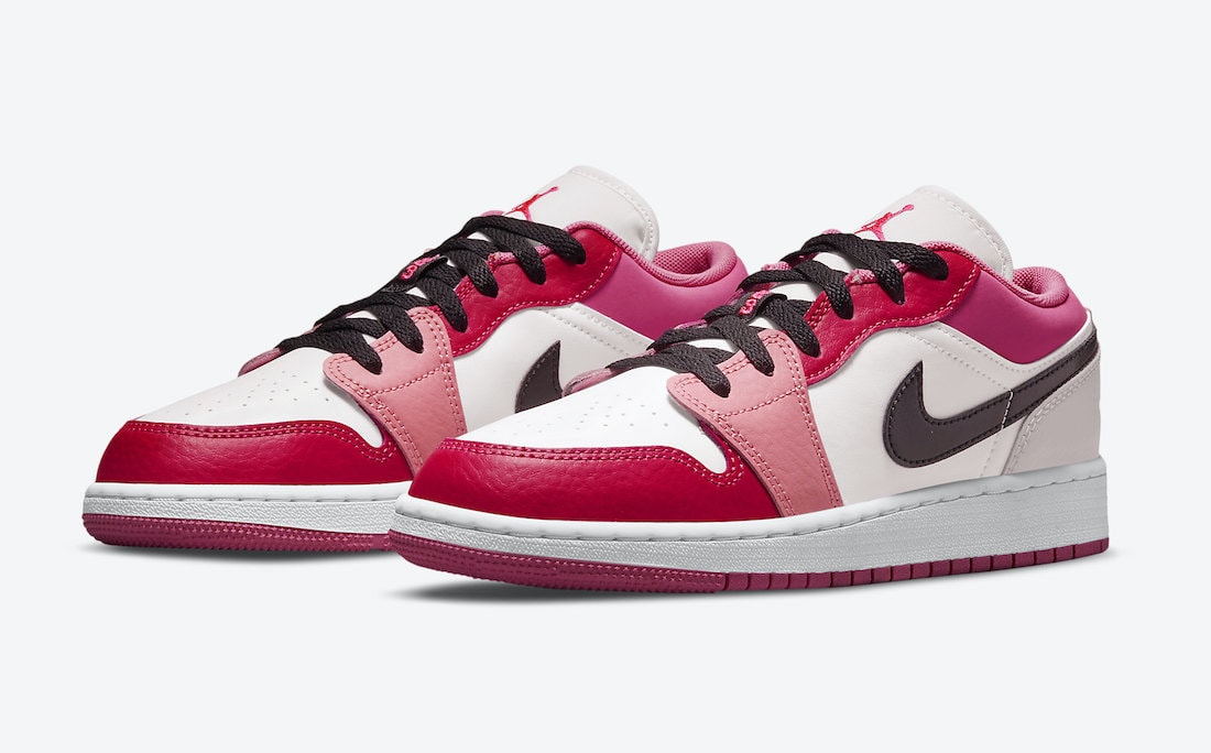 JORDAN 1 LOW PINK RED (GS)