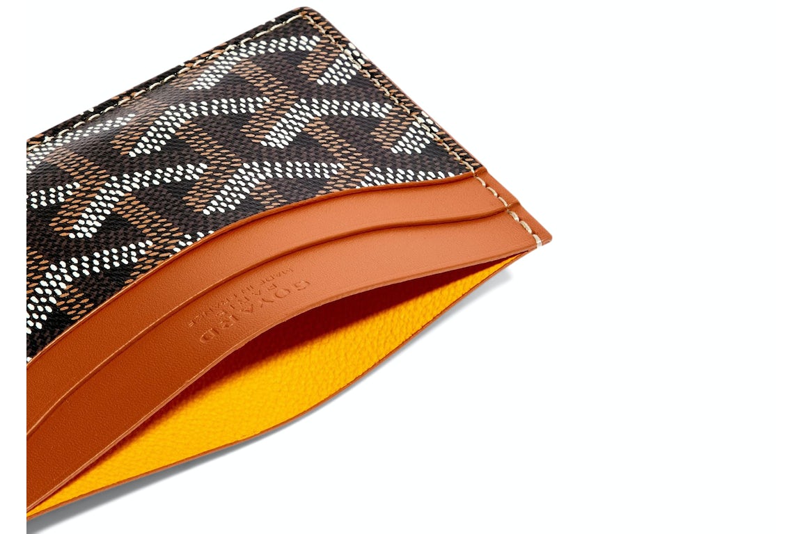 Goyard orange card clearance holder