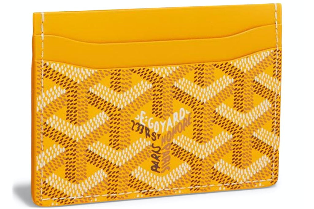 GOYARD SAINT SULPICE YELLOW CARD HOLDER - The Edit LDN