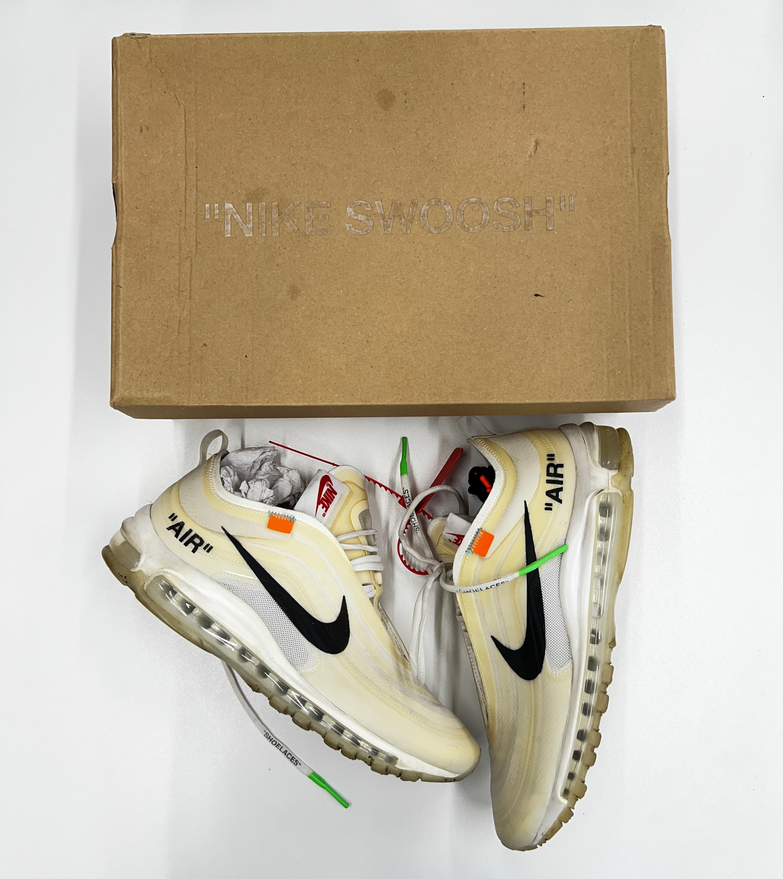 Air max 97 on sale off white black