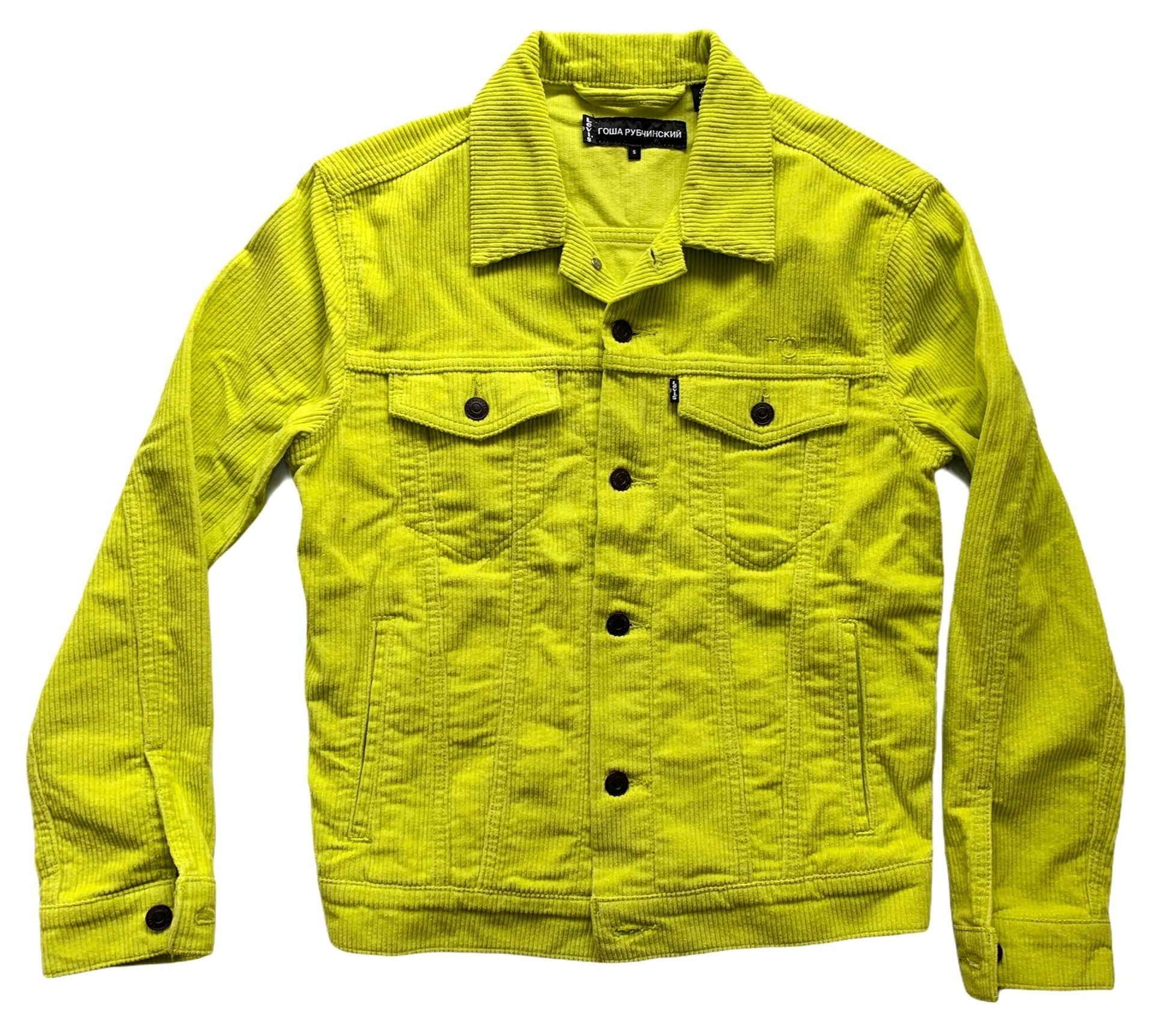 Coats & Jackets | Denim Yellow Jacket (Men) | Freeup