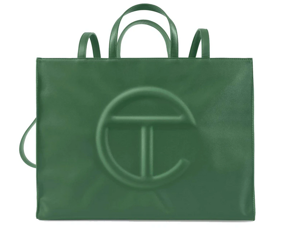 TELFAR SHOPPING BAG LARGE LEAF