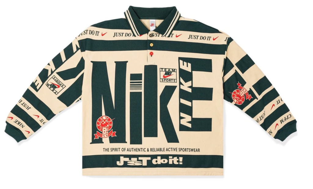 NIKE X CACTUS PLANT FLEA MARKET LONGSLEEVE POLO