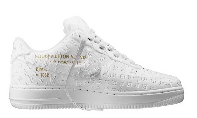 IN STORE & ONLINE NOW- Brand New Louis Vuitton Nike Af1 By Virgil Abloh  White Red sz 7-$4650