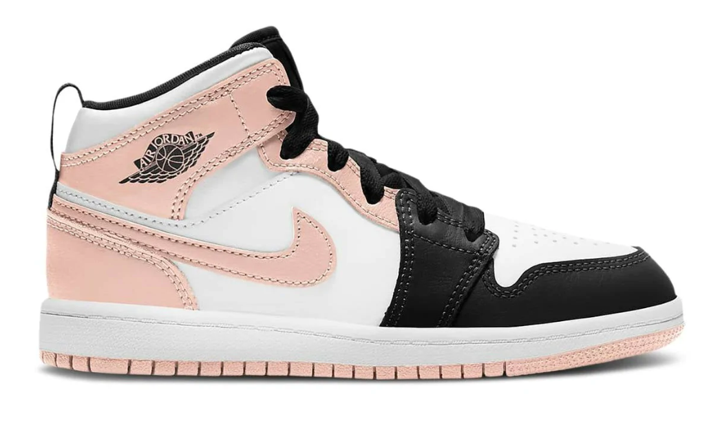 KINDER JORDAN 1 MID ARCTIC ORANGE BLACK TOE PS