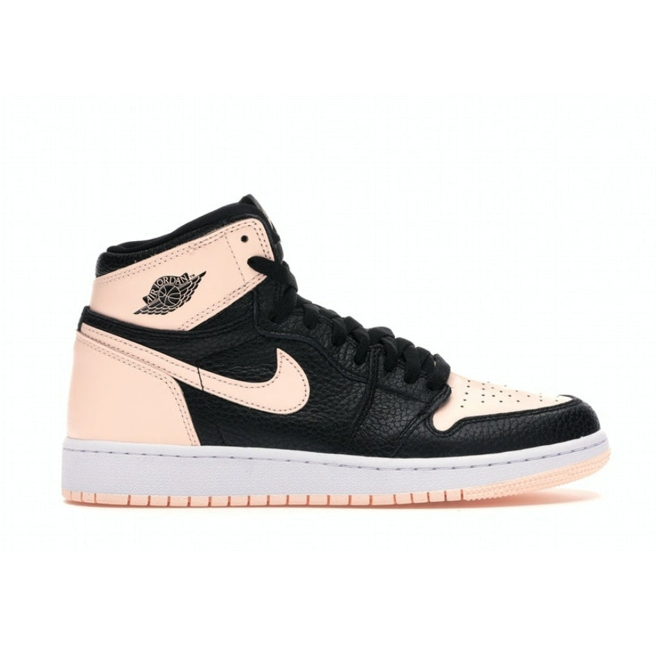 100% Authentic Nike Air Jordan 1 Mid Sneakers Artic Orange on sale Crimson Tint Size 3Y