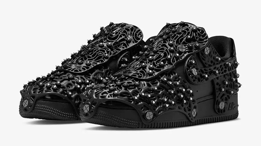 NIKE AIR FORCE 1 X SWAROVSKI LOW TRIPLE BLACK (W)