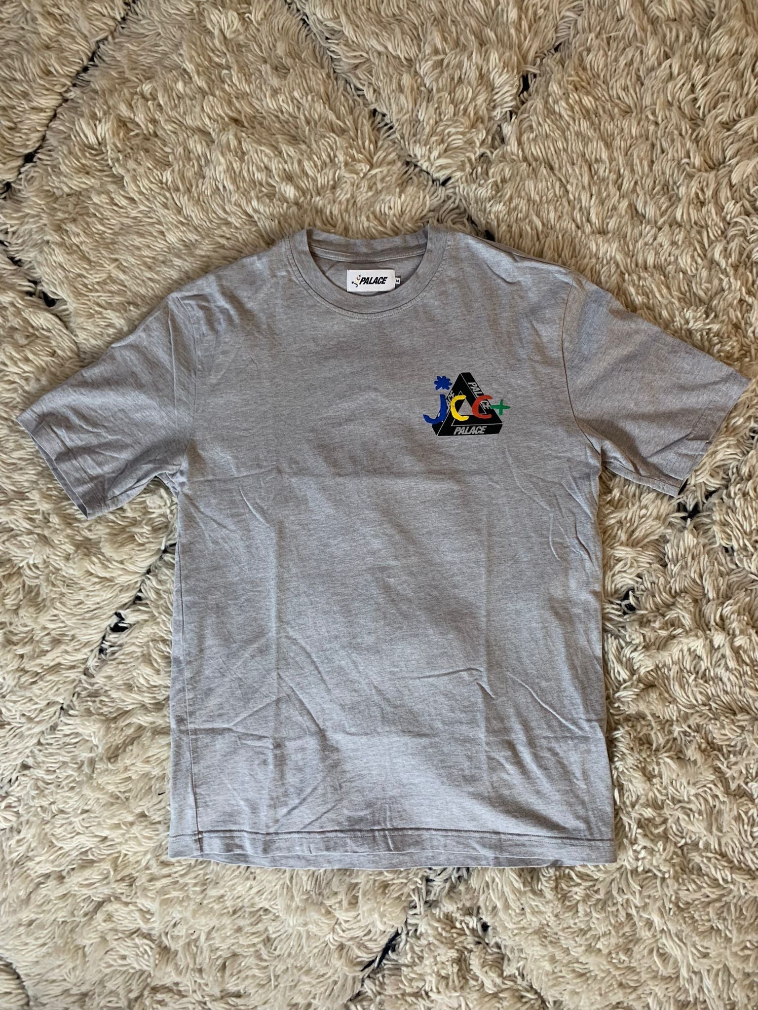 Palace Washed T-Shirt Grey Marl