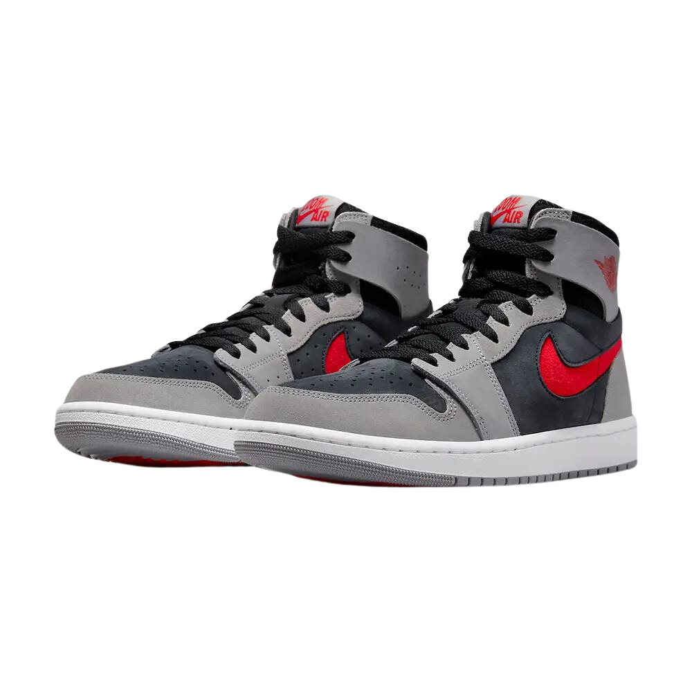 JORDAN 1 HIGH ZOOM AIR CMFT 2 BLACK FIRE RED CEMENT (M)