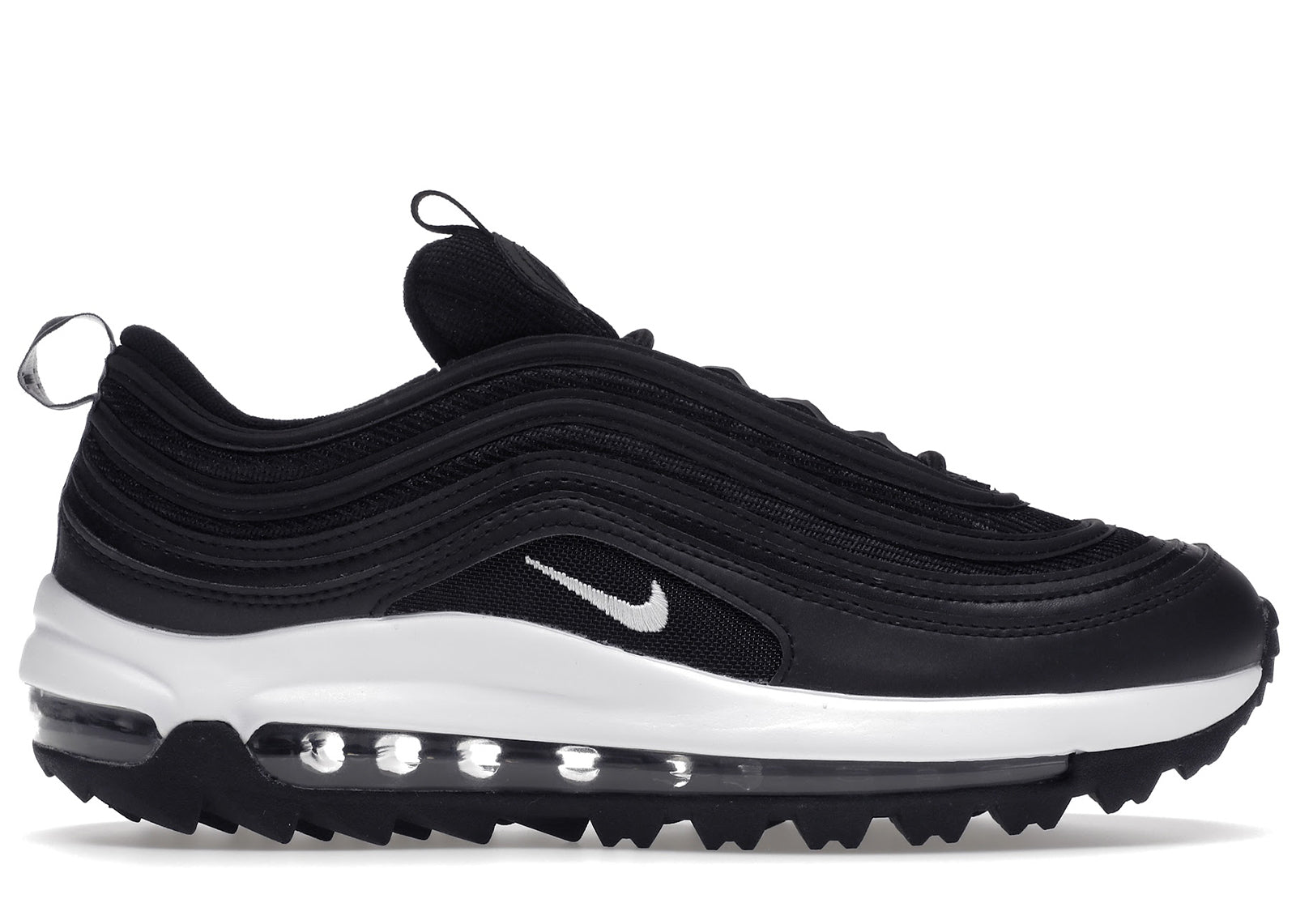 NIKE AIR MAX 97 GOLF BLACK WHITE