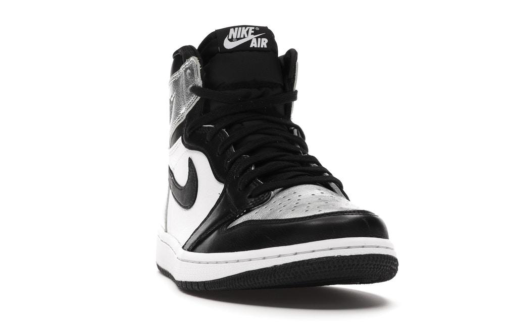 Air jordan 1 discount mid silver toe