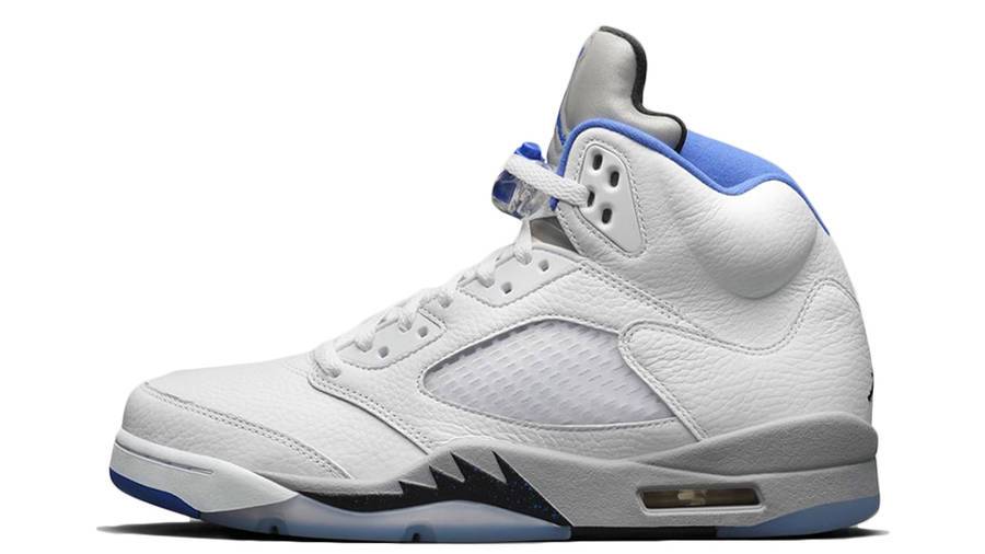 Air jordan 5 all on sale white