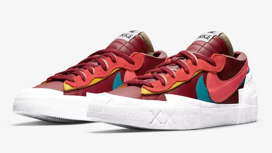 KAWS X SACAI X NIKE BLAZER LOW RED MULTI